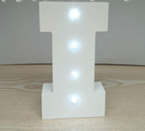 Letras LED de Luz Blanca 15cm en Madera - Decoración Luminosa Inglesa - Image 27