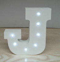 Letras LED de Luz Blanca 15cm en Madera - Decoración Luminosa Inglesa - Image 28