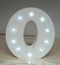 Letras LED de Luz Blanca 15cm en Madera - Decoración Luminosa Inglesa - Image 7