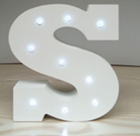 Letras LED de Luz Blanca 15cm en Madera - Decoración Luminosa Inglesa - Image 11