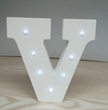 Letras LED de Luz Blanca 15cm en Madera - Decoración Luminosa Inglesa - Image 15