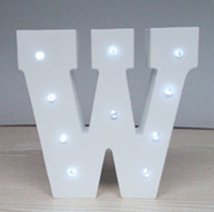Letras LED de Luz Blanca 15cm en Madera - Decoración Luminosa Inglesa - Image 16