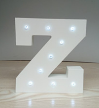 Letras LED de Luz Blanca 15cm en Madera - Decoración Luminosa Inglesa - Image 19