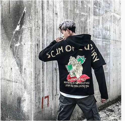 Sudadera con Capucha Impermeable para Hombre - Chaqueta Urbana Primavera/Otoño