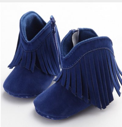 Botines para Bebé con Flecos y Velcro - Calzado Importado Premium - Image 3