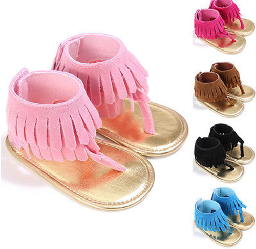 Sandalias Infantiles de Verano con Flecos Retro - Niñas