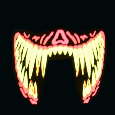 Máscara LED Luminosa Fashion Wire para Halloween, Rave y Fiestas - Image 12