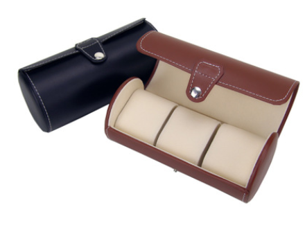 Caja Organizadora de Relojes de Cuero - Estuche para 3 Relojes