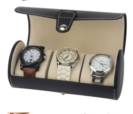 Caja Organizadora de Relojes de Cuero - Estuche para 3 Relojes - Image 8