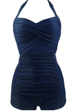 Traje de Baño Enterizo Conservador para Mujer - Diseño Europeo Moderno - Image 4