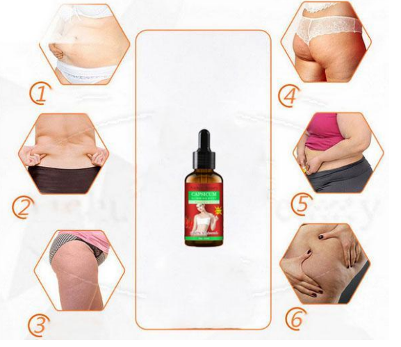 Aceite Corporal Reafirmante con Ají Rojo - Moldea Caderas, Cintura y Piernas
