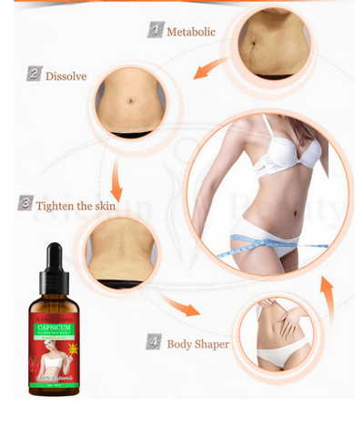 Aceite Corporal Reafirmante con Ají Rojo - Moldea Caderas, Cintura y Piernas - Image 3