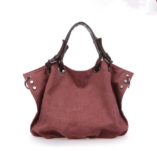 Bolsa de Lona Grande Estilo Europeo - Bolso Tote Capacidad Extra para Mujer - Image 10