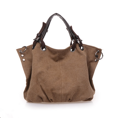 Bolsa de Lona Grande Estilo Europeo - Bolso Tote Capacidad Extra para Mujer - Image 6