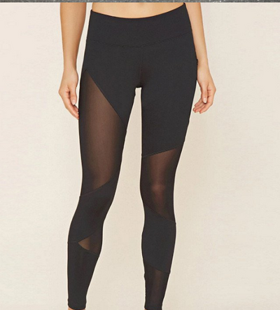 Leggings Deportivos Ajustados con Costuras de Malla Transpirables - Image 5