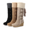 Botas de Invierno para Mujer con Tacón Cuña y Forro de Piel