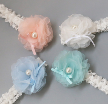 Diademas Flores Coreanas Hechas a Mano para Bebés y Niñas - Image 6