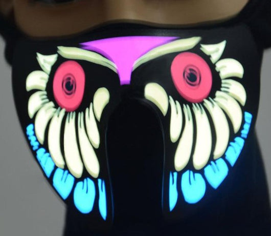 Máscara LED Luminosa Fashion Wire para Halloween, Rave y Fiestas - Image 14