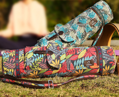 Bolsa Yoga Multifunción Gran Capacidad con Compartimentos - Bolsa Deportiva para Mat y Accesorios