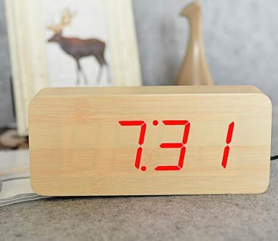 Reloj Despertador de Madera Natural - Image 20