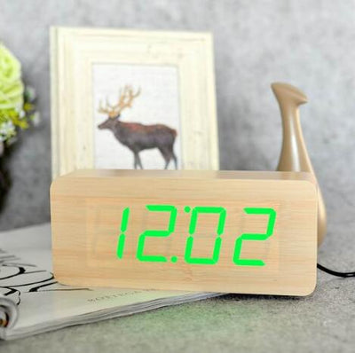 Reloj Despertador de Madera Natural - Image 21