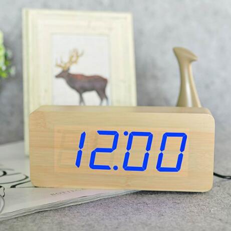 Reloj Despertador de Madera Natural - Image 13