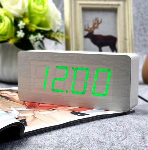 Reloj Despertador de Madera Natural - Image 17