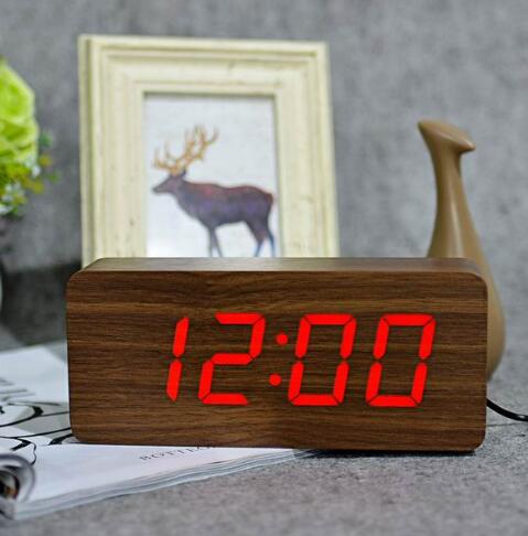 Reloj Despertador de Madera Natural - Image 14
