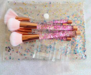 Set de 7 Brochas de Maquillaje Maiden con Cristales - Serie Diamante - Image 6