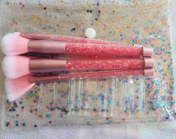 Set de 7 Brochas de Maquillaje Maiden con Cristales - Serie Diamante - Image 3