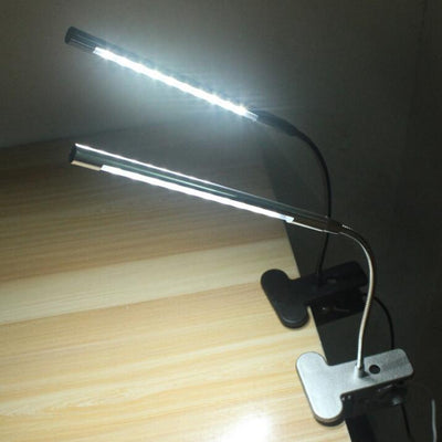 Lámpara LED Flexible USB con Pinza y Control Táctil para Lectura - Image 3