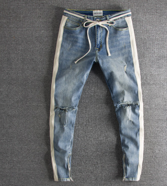 Jeans Slim Vintage con Rotos en Rodillas - Estilo Urbano Juvenil - Image 3