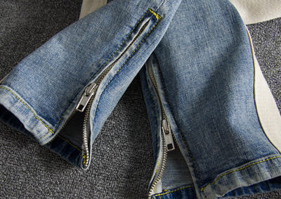 Jeans Slim Vintage con Rotos en Rodillas - Estilo Urbano Juvenil - Image 4