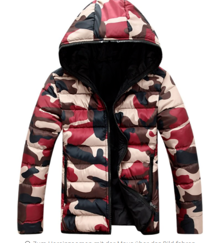 Chaqueta Acolchada de Algodón con Capucha Estilo Coreano para Hombre - Image 4