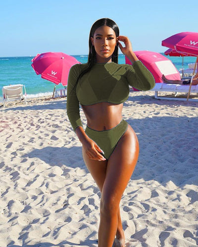 Bikini Transparente de Tres Piezas Sensual - Image 4