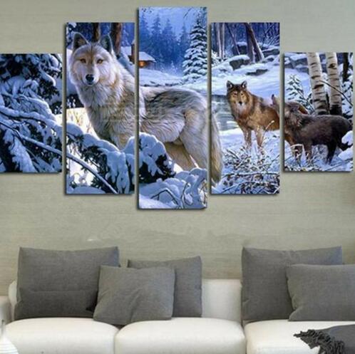 Pintura de Diamantes XXXL - El Lobo