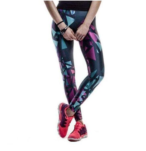 Leggings de Moda con Estampado Fluorescente 3D Ray - Image 5