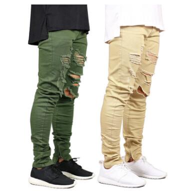 Jeans Skinny Rotos con Stretch