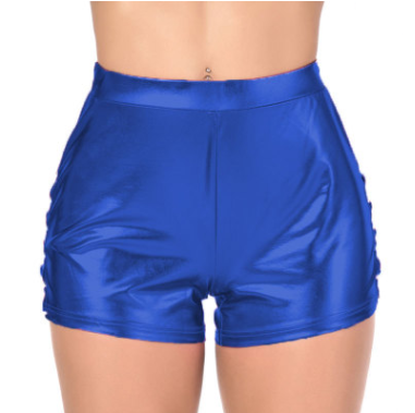 Shorts de Cuero Charol con Tiras Ajustables - Diseño Sexy para Fiesta - Image 5