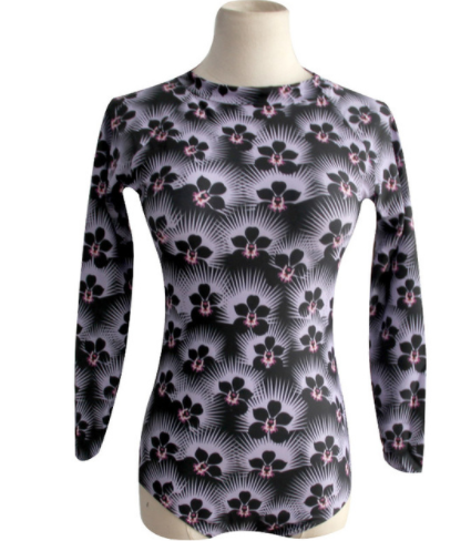 Traje de Baño Enterizo Floral con Manga Larga - Image 26