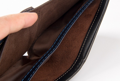 Cartera de Cuero PU con Detalles de Madera - Image 7