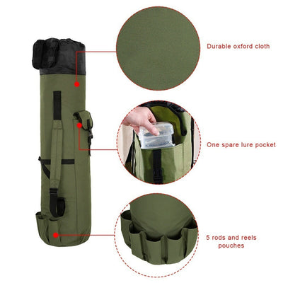 Bolsa Portátil para Caña de Pescar y Carrete - Image 2