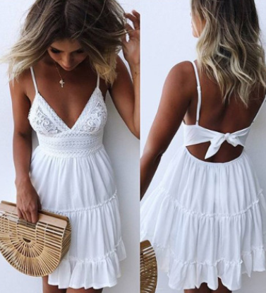 Vestido Princesa con Encaje y Moño - Diseño Elegante y Femenino