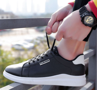 Tenis Blancos de Tendencia Coreana para Hombre - Estilo Ulzzang - Image 4