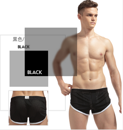 Calzoncillos deportivos transpirables con malla ventilada para hombre - Image 5