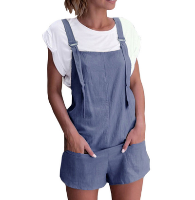 Shorts Overall de Algodón Juvenil - 4 Colores - Image 6