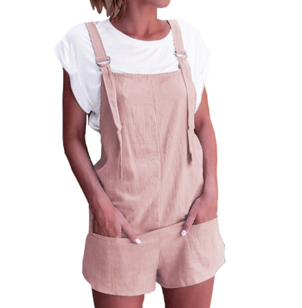 Shorts Overall de Algodón Juvenil - 4 Colores - Image 10
