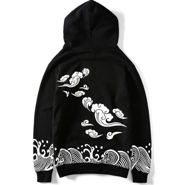 Sudadera Hoodie Harajuku con Estampado Xiangyun - Estilo Hip Hop Urbano para Hombre
