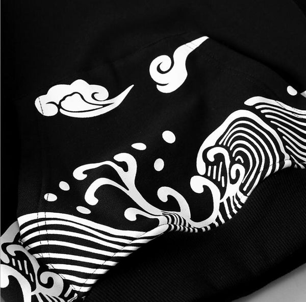 Sudadera Hoodie Harajuku con Estampado Xiangyun - Estilo Hip Hop Urbano para Hombre