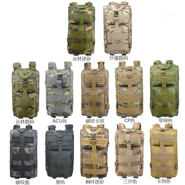 Mochila Táctica Camuflada 3P para Deportes Outdoor